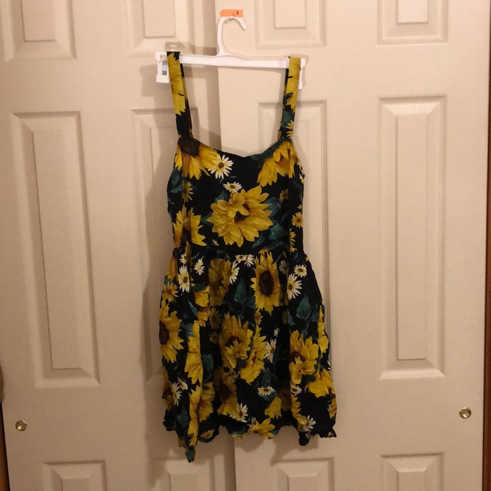 Forever 21 sunflower dress.